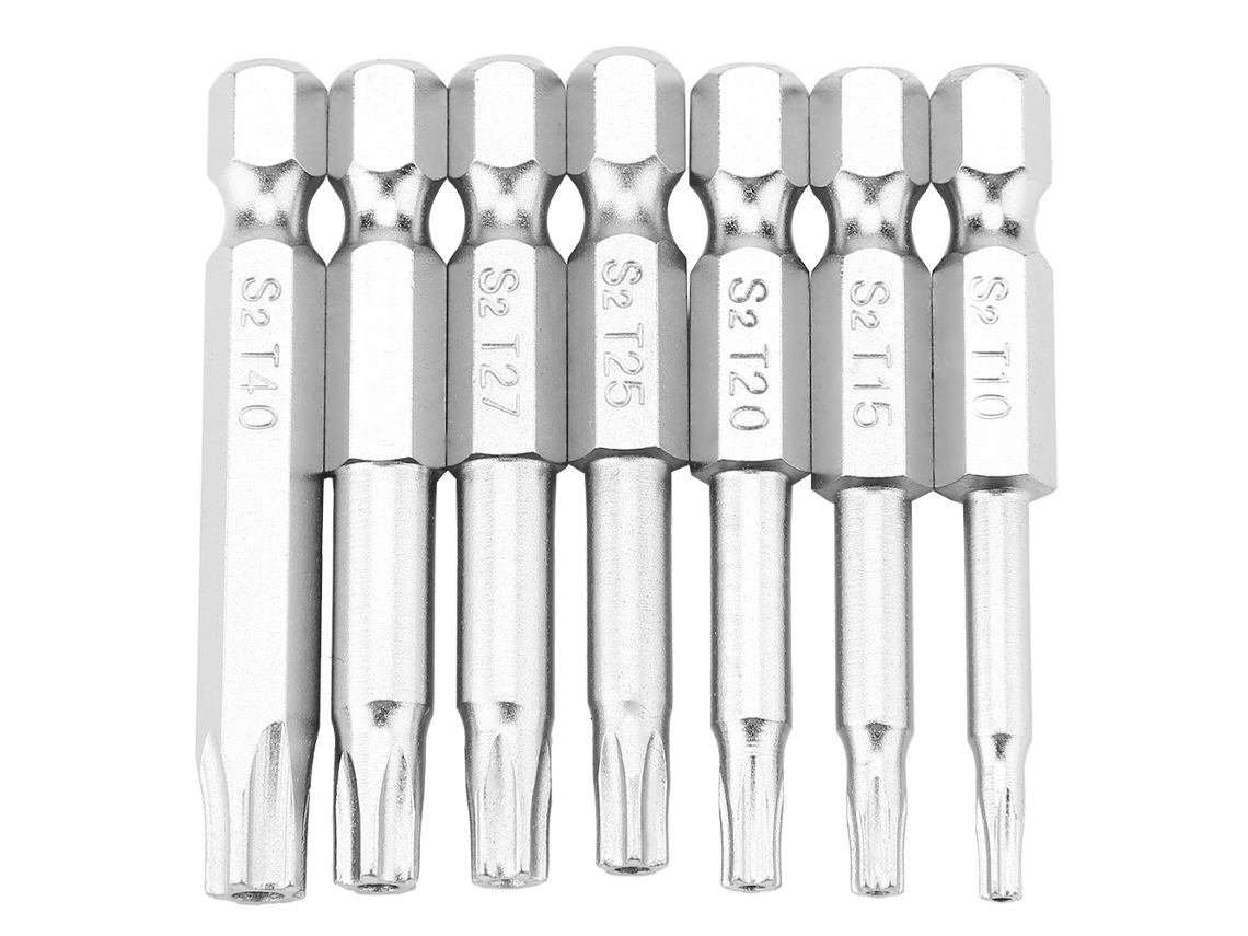 Orevant-set De 7 Brocas De Parafuso De Aço 1/4" Com Cabeça Magnética E Acessórios