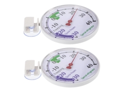 Lurelia Sensor De Temperatura, 2 Unidades, Para Frigorífico E Congelador, Alta Precisão, Visor Fácil Leitura, Material Plástico