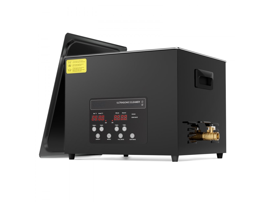 Máquina De Limpeza Ultrassônica 15l Com Aquecimento, Controle Digital E 6 Transdutores Tekmaquinas