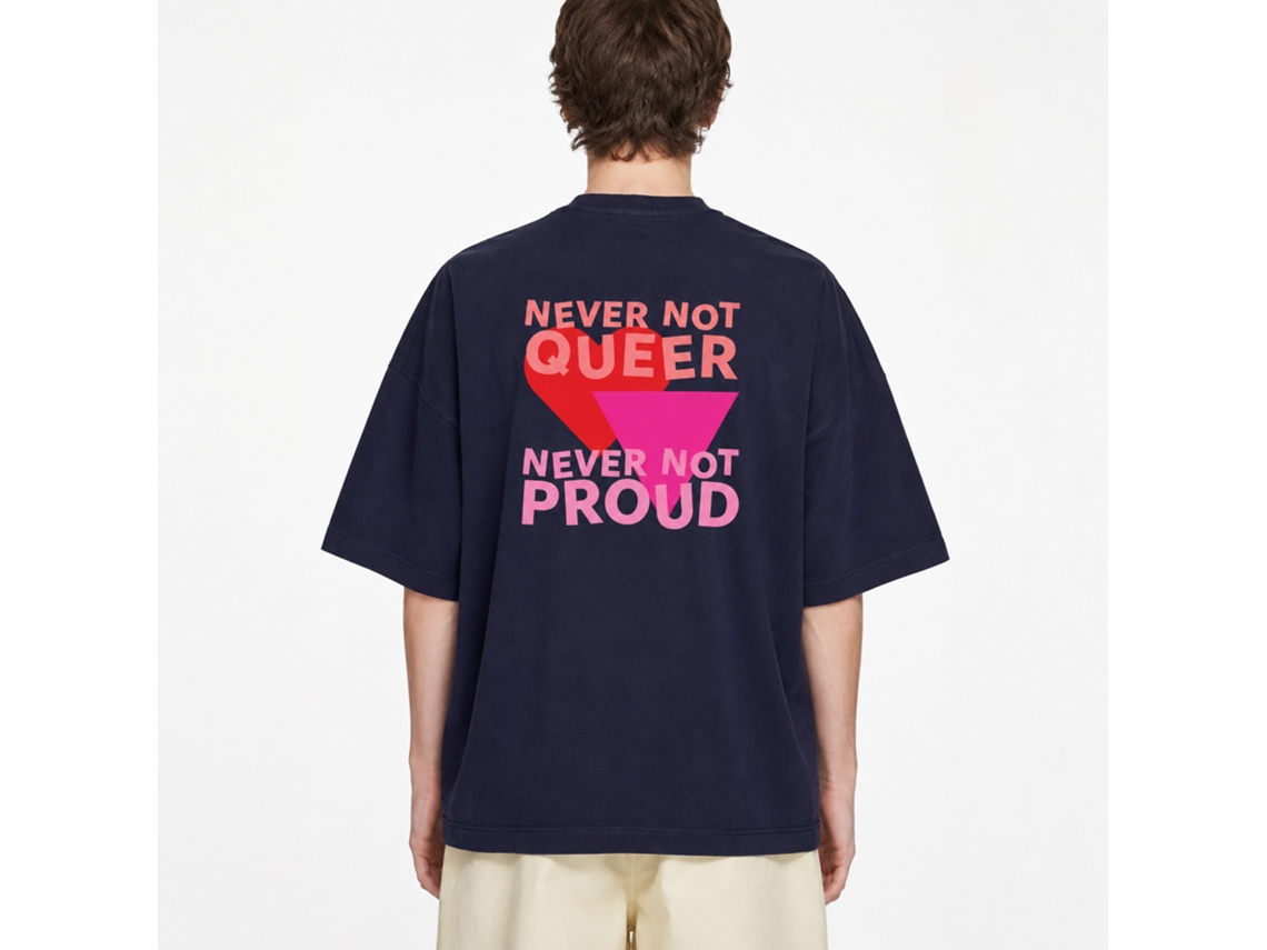 Rockinstone Never Not Queer Weenie T-shirt Unique Designer Style