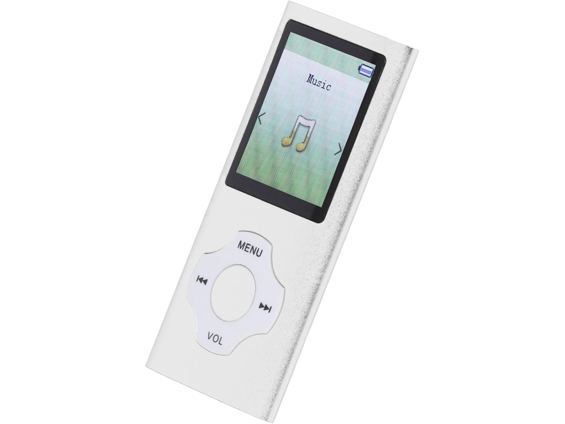 Reprodutor de MP3/MP4 de 16 GB, tela Bluetooth 5.0 de 5 polegadas, 16 GB de armazenamento, slot para cartão de 1,8 GB, entrada de vídeo, Voice Plus
