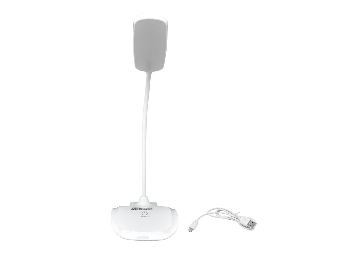 Lâmpada de Mesa LED Plegável para Leitura Noturna com Carregamento USB | S/MARCA