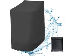 Capa Protetora Impermeável Para Cadeiras De Jardín Empilháveis, 420d Oxford, Anti Uv/chuva, 120x66x73x84cm, Cobre 6 Cadeiras Btforus