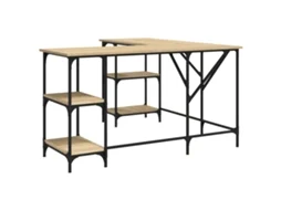 Desk, Desks Vidaxl Marrom Madeira Processada (n/a)