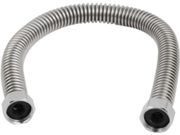 Mangueira Flexível e Estanque de Aço Inoxidável 40 Cm para Aquecedores Água Instantâneos CHABERLU