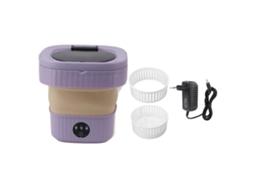 Laxiscreed Máquina De Lavar Pequena, Plegável E Automática, 6l, Para Casa E Dormitório, Adequada Para Roupa Íntima E Calças