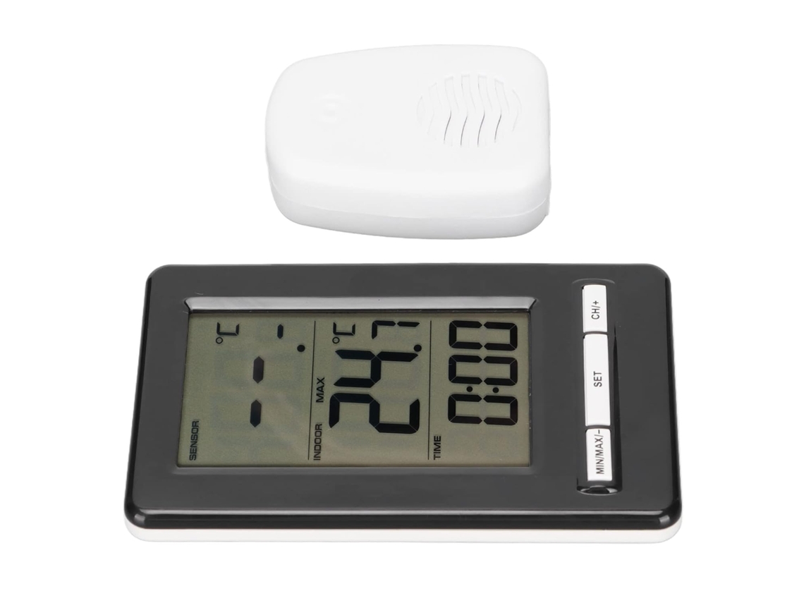 Higrômetro Digital, Termômetro Para Ambientes Internos E Externos Com Sensor Sem Fio, Medidor De Umidade
