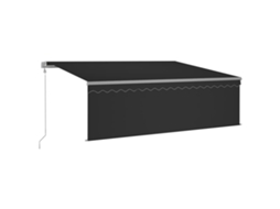 Retractable Awning, Retractable Awnings Vidaxl Antracite Alumínio (4.5 X 3 M)