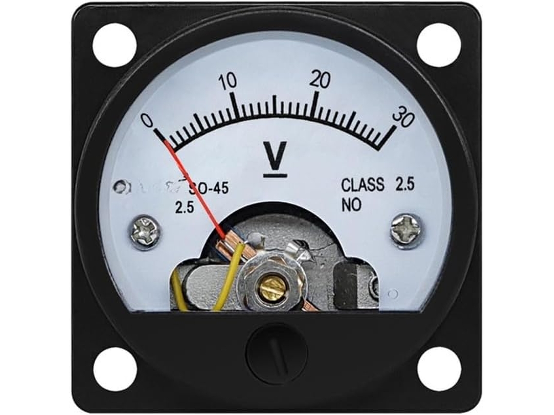 So-45 Amperímetro Analógico Cc Caixa À Prova De Fogo Em Abs 1v-800v