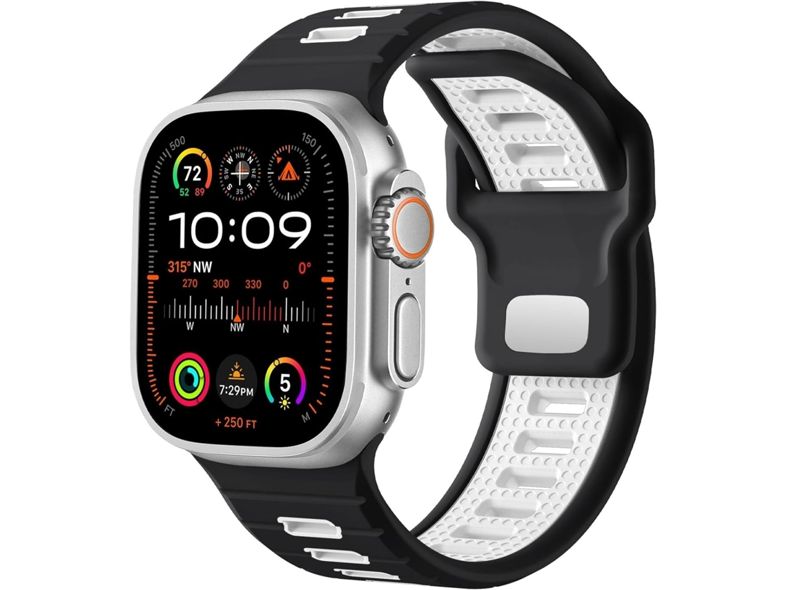 Pulseira de silicone para relógio com 45 42 Mm Design Premium S/MARCA