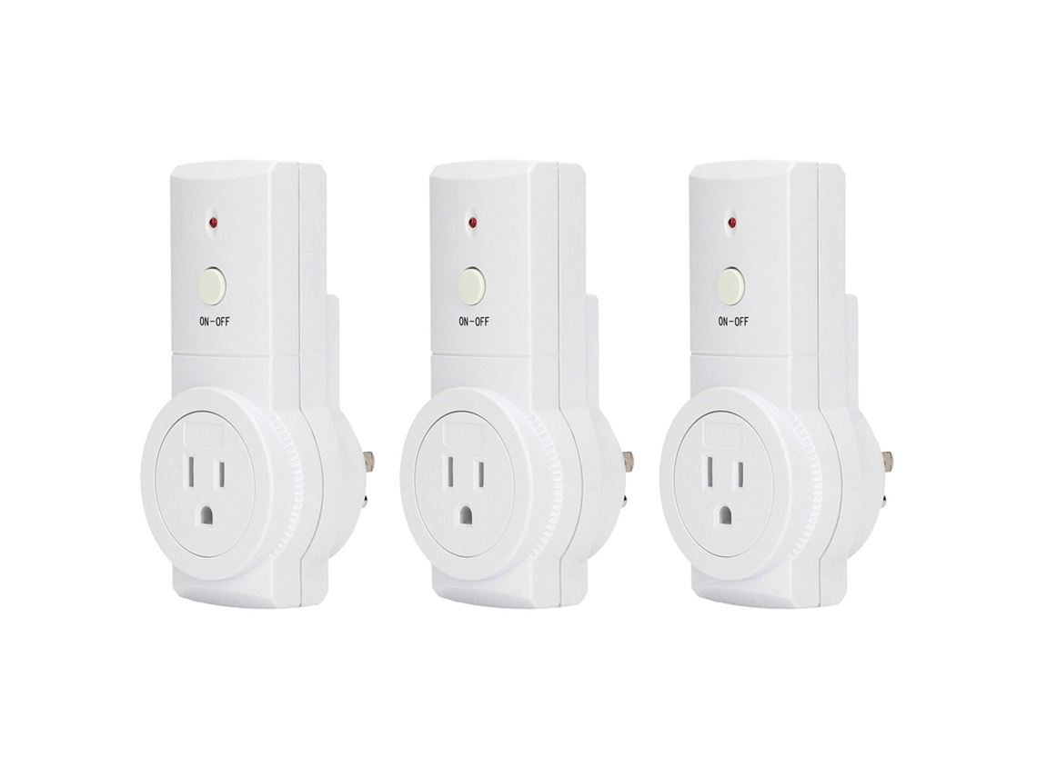 Laxiscreed Tomada Inteligente Sem Fios Com Controlo Remoto Para Ligação De Dispositivos Elétricos