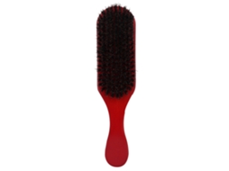 Pincel De Barbear Com Cabo De Madeira E Pente Para Cabelo Estilo Óleo Escova De Beleza (vermelho)