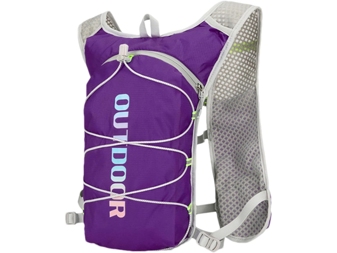 Mochila de hidratação para corrida, mochila para trilha com compartimento para hidratação, mochila impermeável.