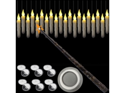 Rebe-varilla Levitante De Vela Led Con Luz, Lâmpada De Vela Simulada, Controle Remoto, Decoração Sem Chama