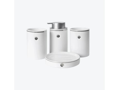 Conjunto De Casa De Banho 4 Peças Nordic Tranquility Em Cerâmica Reciclada Eco Clay Bosilunlife