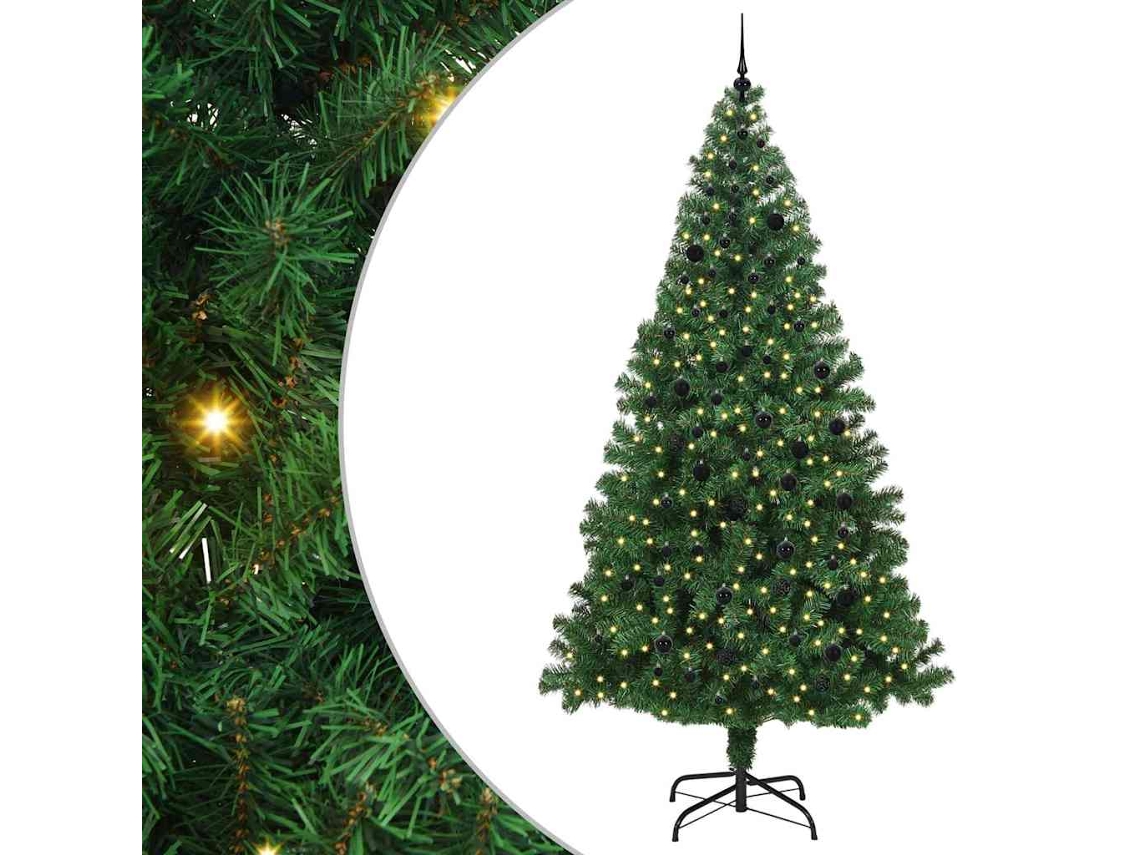 Luzes De Cordão Decorativas Vidaxl Verde Pvc (240 Cm)