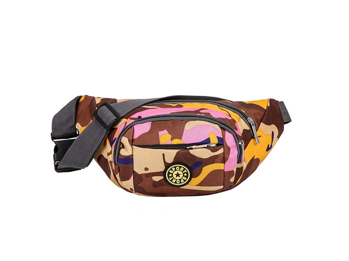 Bolsa Cintura Fanny Pack Homem Mulher Bolsa Quadril Cinto Ajustável Moda Bolsa Cintura Para Caminhadas