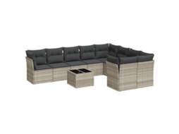 Garden Sofa Set, Garden Sofa Sets Vidaxl Cinzeto Rattan / Vime (n/a)
