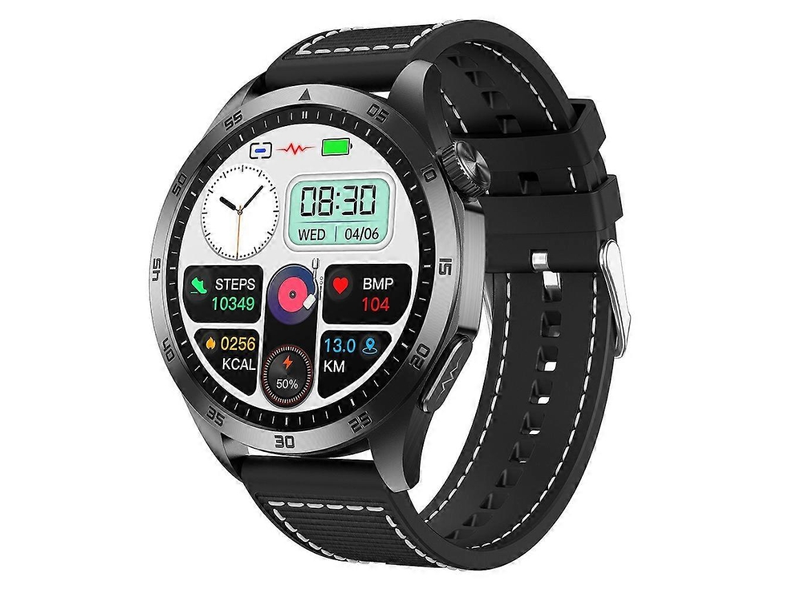 Smartwatch ET485 com tela AMOLED de 1,43 polegadas, chamadas Bluetooth e pulseira de nylon VONKELIOS