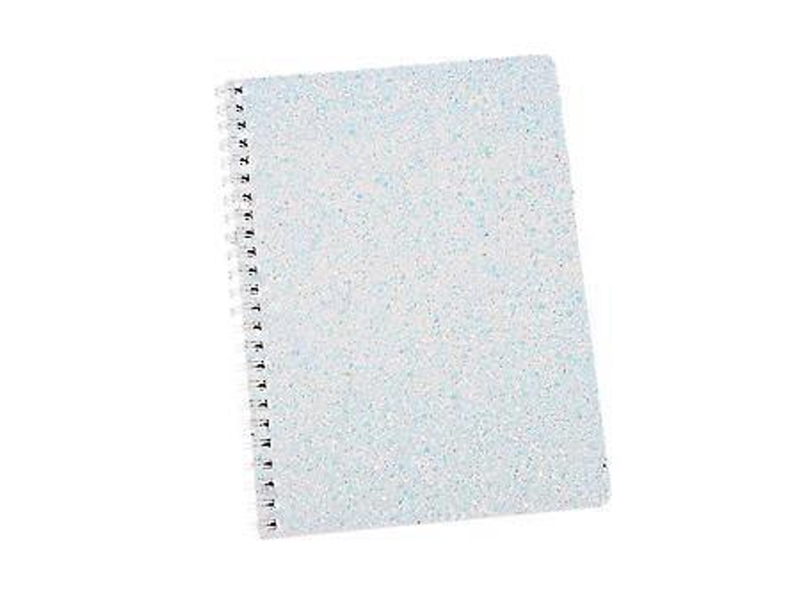 Caderno espiral A5 Diário de viagem 80 folhas Material de escrita Bloco de notas Caderno Material escolar Azul claro Slowmoose
