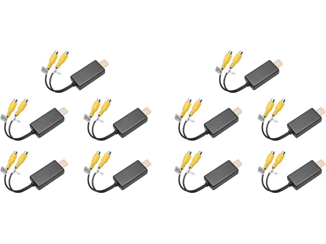 Adaptador de Saída de Vídeo Usb para Cvbs 10x com Interface para Conexão a SFUSHOS