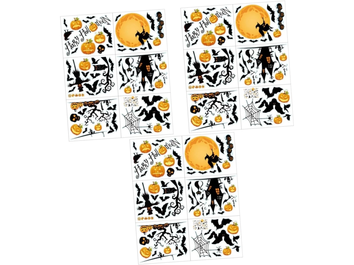 Adesivos Janelas Janela Adesivo Removível Halloween Decorativos Incríveis Para Seus Quartos Salas De Estar