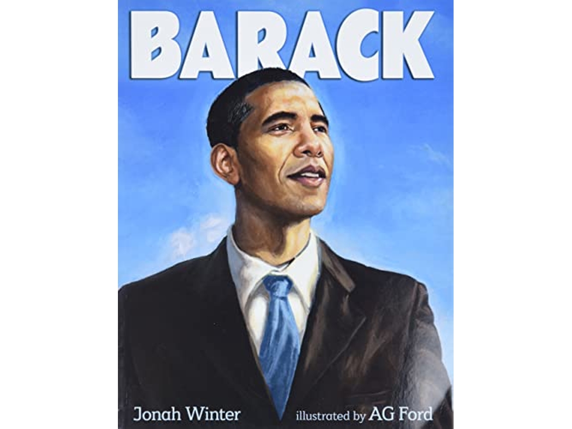 Livro Barack de Jonah Winter (Inglês)