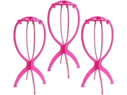 Suporte para Peruca, Suporte para Cabeça de Manequim para Várias Perucas, Pacote com 3 Unidades TAISHENGDA