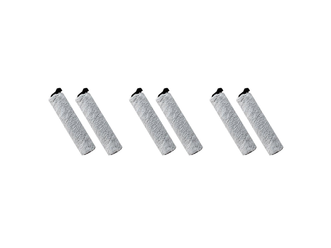 Kit Com 6 Rolos De Escova De Substituição Para Aspirador De Pó E Água Sem Fio Tineco Ifloor 3/floor One S3_glo
