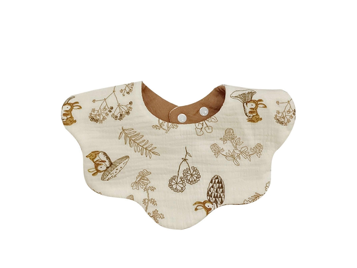 Babadores Ajustáveis​​com Data de Prensagem, Babadores Para Bebês Com Proteção Dupla Face, Macios, Fofos E Absorventes, Duráveis​​for Meninos E Meni