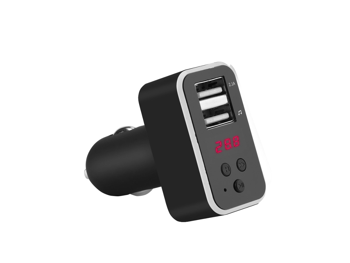 Transmissor Fm Carro Bluetooth Carregador Mp3 Sem Fio
