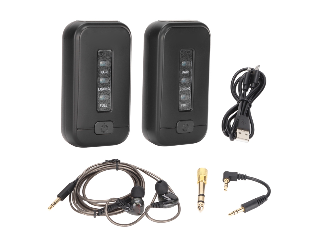 Sistema de monitoramento sem fio EOOCOO com fones estéreo