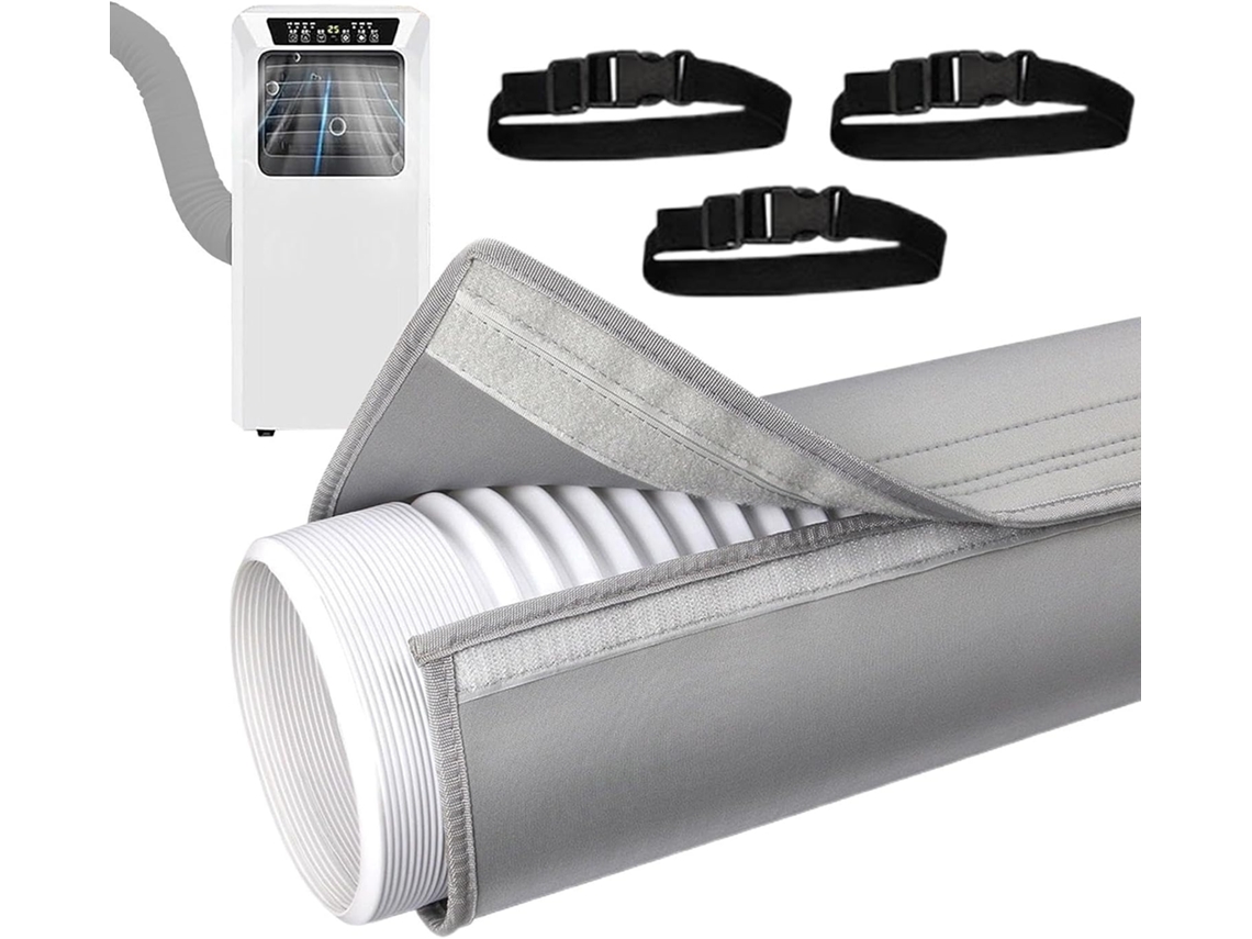 Manga Isolante Para Mangueira De Ar Condicionado Portátil | 150cm Fita Térmica Tubos Exaustão Acessórios Vedação