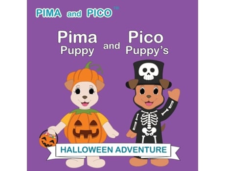 Livro Pima Puppy and Pico Puppys Halloween Adventure de YiShaun Yang (Inglês)