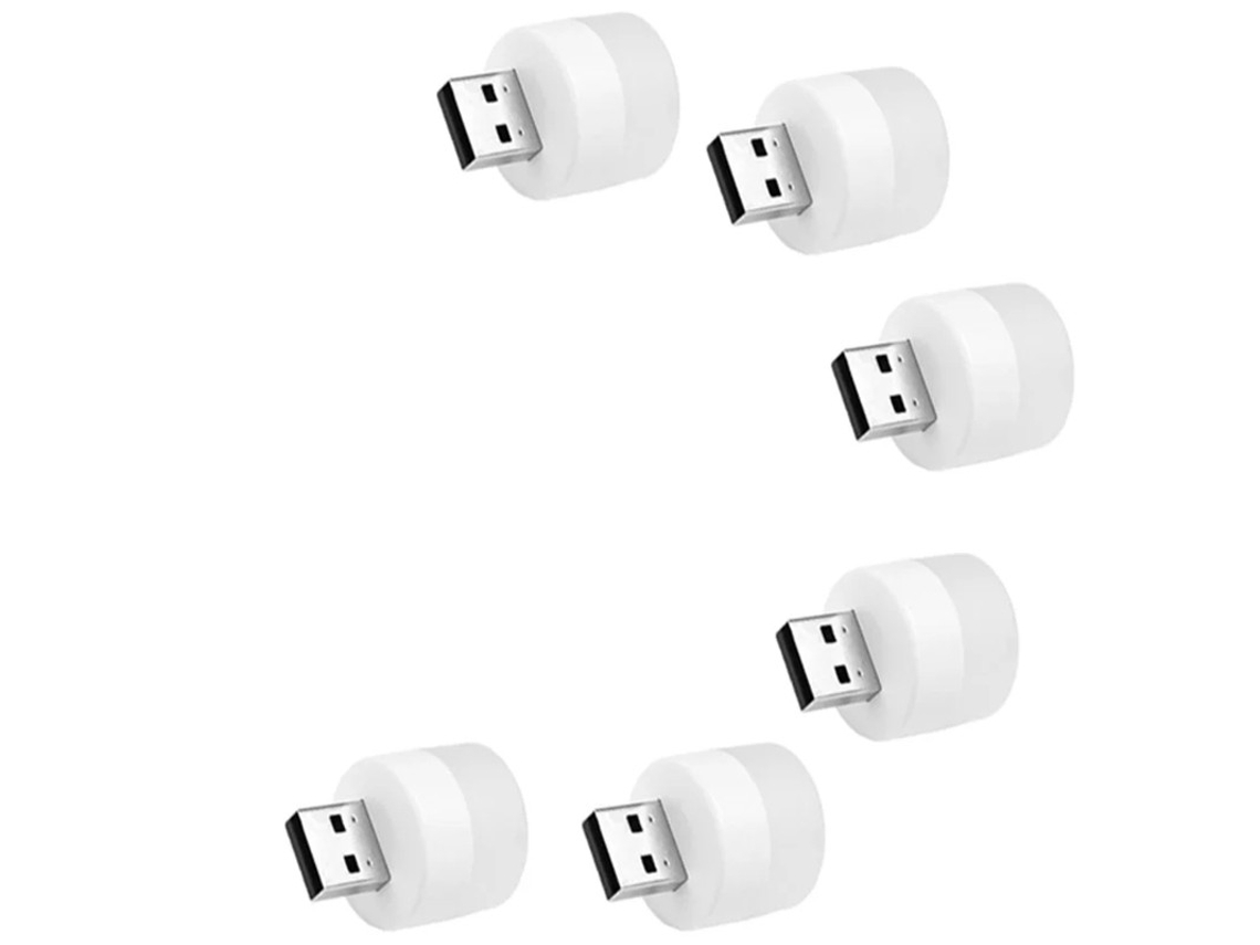 Luz Noturna Usb Mini Lâmpada Led Luz Noturna Plugável Pequenas Luzes Noturnas Branco Quente Lâmpada Usb Para Quarto Banheiro Corredor Bestvite