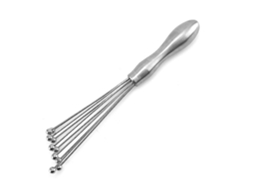 Whisk de Acero Inoxidable para Chefs Profesionales Ideal para Mezclar, Batir, Remover Y Airear 10 Polegadas