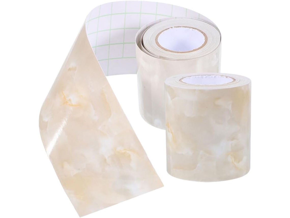 2 Rolos de Papel Marmorizado Autoadesivo Flexível GOKOCO