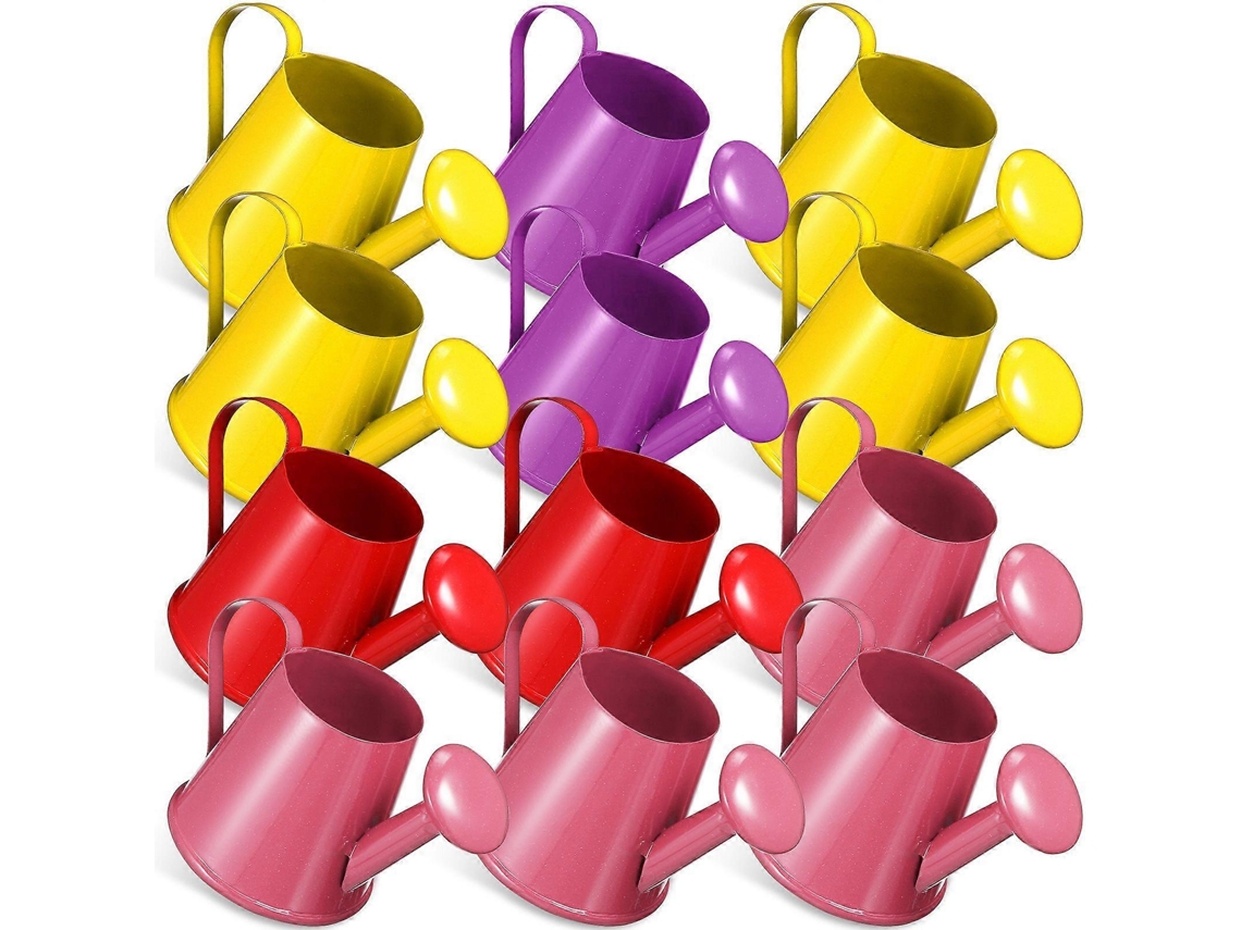 Conjunto De 12 Jarras Água Infantis Ferro, Pequenas Para Banho, Regadores Brinquedo Crianças, Brinquedos Aspersor Praia, Adereços -aquaforge