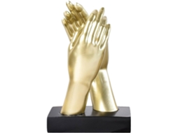 Escultura Em Resina Representando O Gesto De "high Five" | Ideal Para Sala De Estar, Biblioteca, Quarto E Escritório.