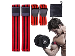 Rebe-cintas De Restrição De Fluxo Sangüíneo, Não Deslizantes Para Treinamento De Braços E Exercícios Físicos Rojo