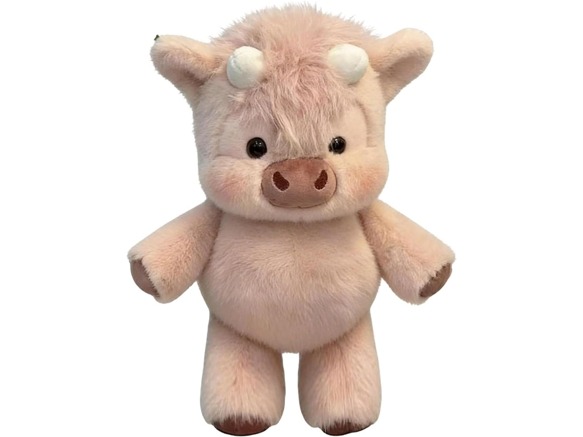 Vaca Pelúcia Das Terras Altas Correndo, Brinquedo Gado Altas,