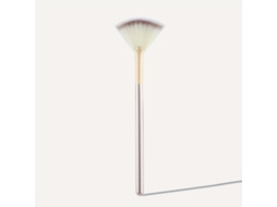 1 Pincel em Formato de Leque para Iluminador/contorno/esfumar Iluminador/maquiagem/pó MDUG (dourado)