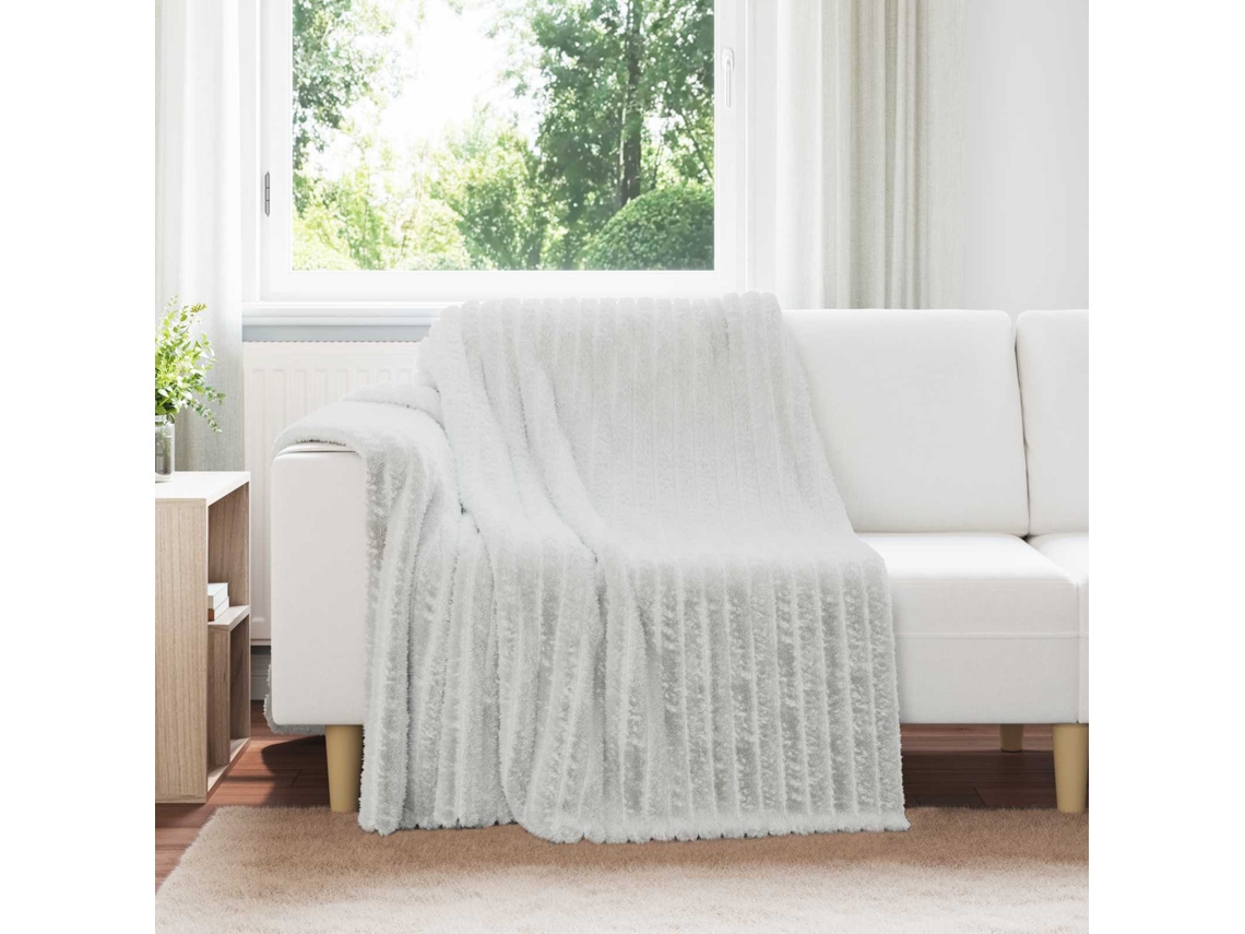 Vidaxl Manta Cinzento 200 X 150 Cm 0.8 Kg Lã