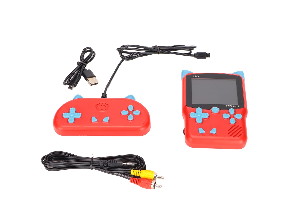 Console de Jogos Portátil EOOCOO com 999 Jogos e Tela de 3 Polegadas