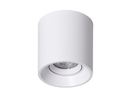 Aplique de Teto Branco com Lâmpada Gu10 Space