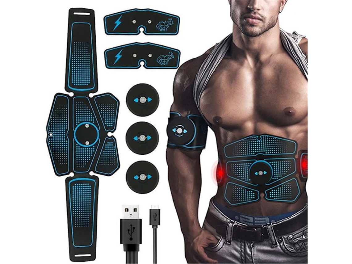 Lurelia Tapete De Massagem Tapete De Treinamento Muscular Com Dispositivo De Condicionamento Físico Inteligente Ems, Estimulador Muscular Elétrico