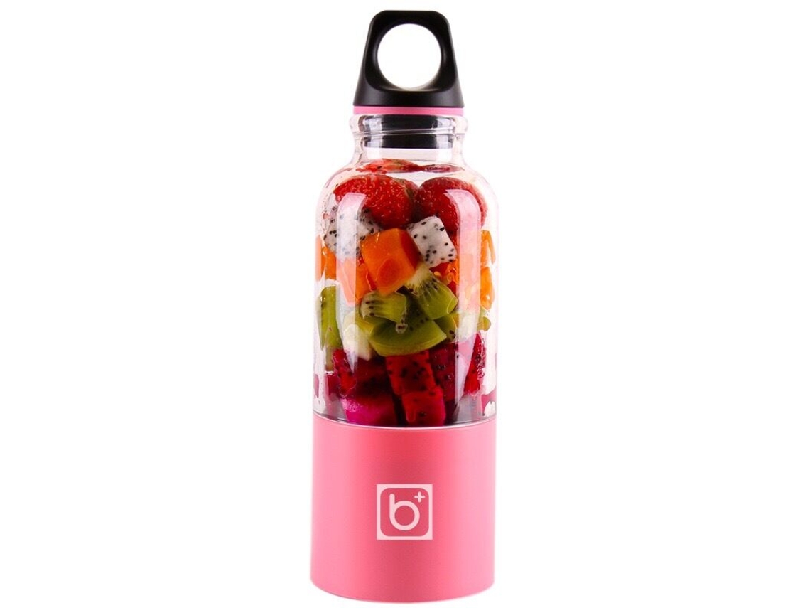 Liquidificador De Frutas, 500ml, Recarregável Via Usb, Mini Liquidificador Portátil Pessoal, Liquidificador Portátil Para Sucos De Frutas E Vegetais