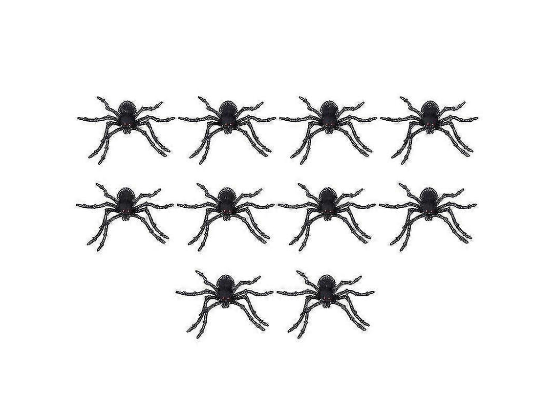 10 Peças De Aranhas De Halloween Para Decoração De Halloween Ly Ebike