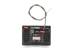 Receptor Dumborc P10f/p10fg 2.4ghz 10ch Ppm Giroscópio Integrado P/ Transmissor de Rádio X6 X6pm Ddf 350 Aeromodelismo Carros Barcos Rc MDUG