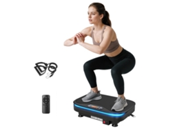 Plataforma Vibratória 99 Velocidades Bluetooth Led Controle Elásticos